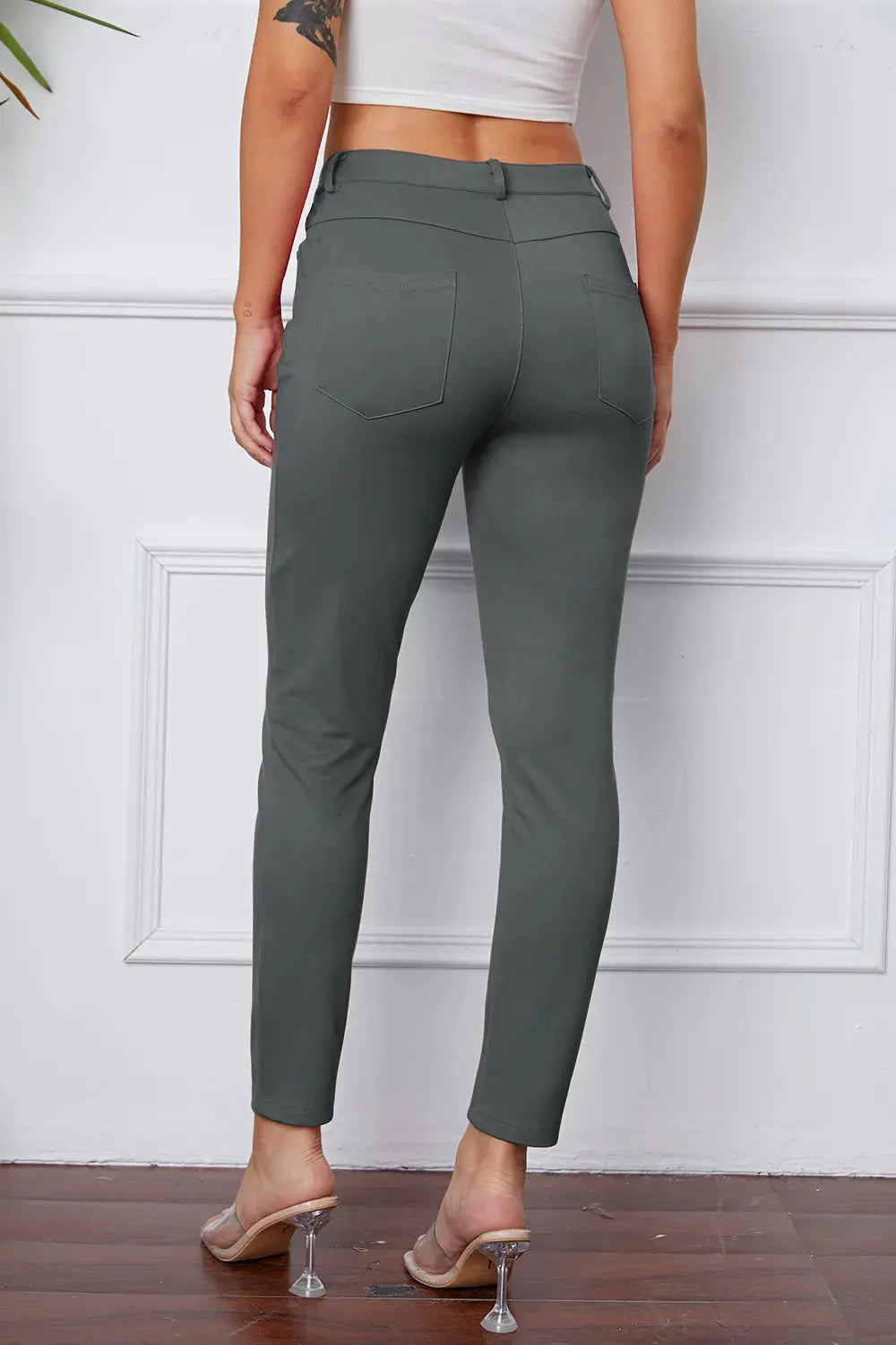 Basic BAE Full Size StretchyStitch High Waist Skinny Pants