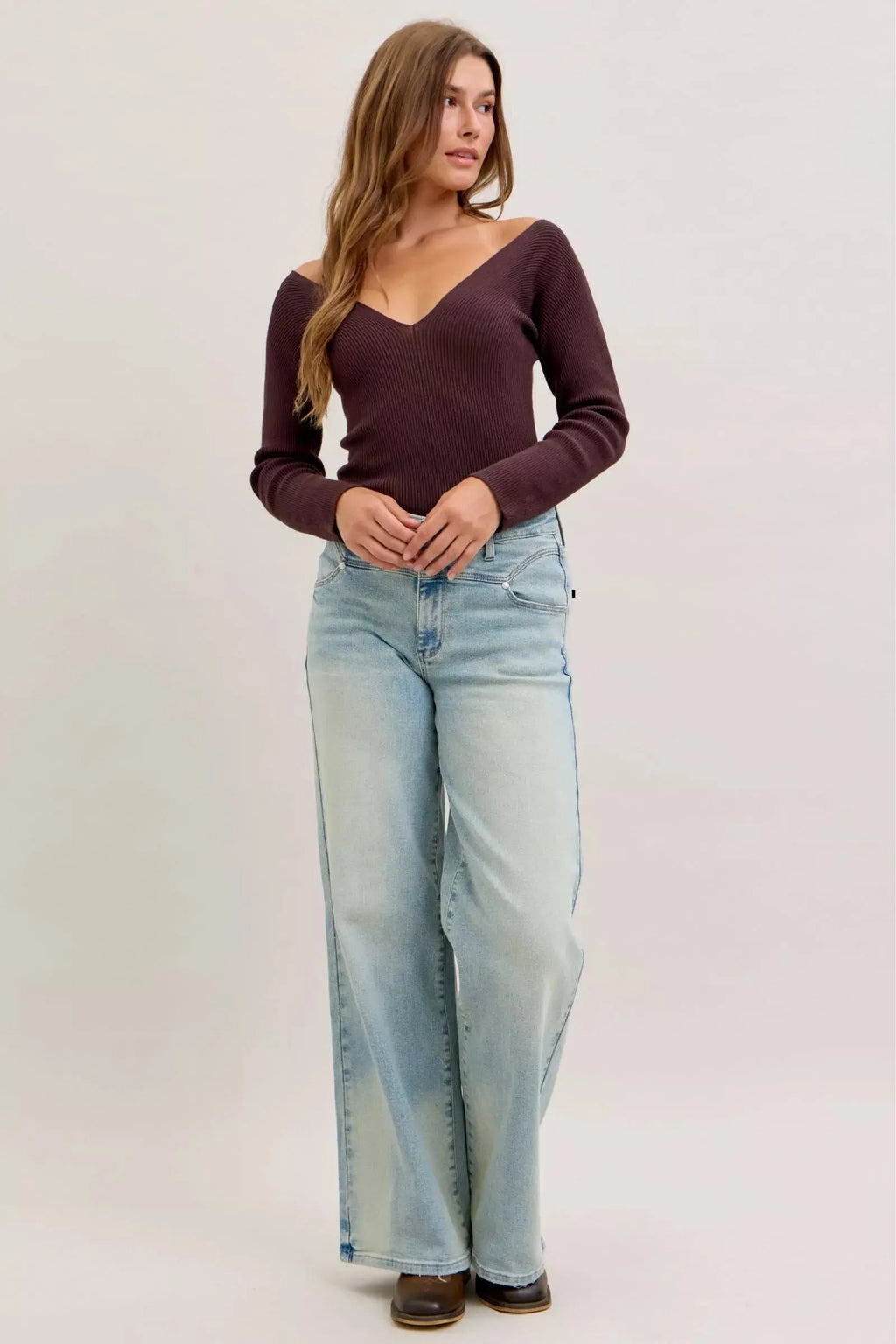Judy Blue Jeans - High Waist Column Straight Jeans