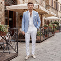 Tailored Fit Single Breasted One-button Solid Men's Wedding Jackets