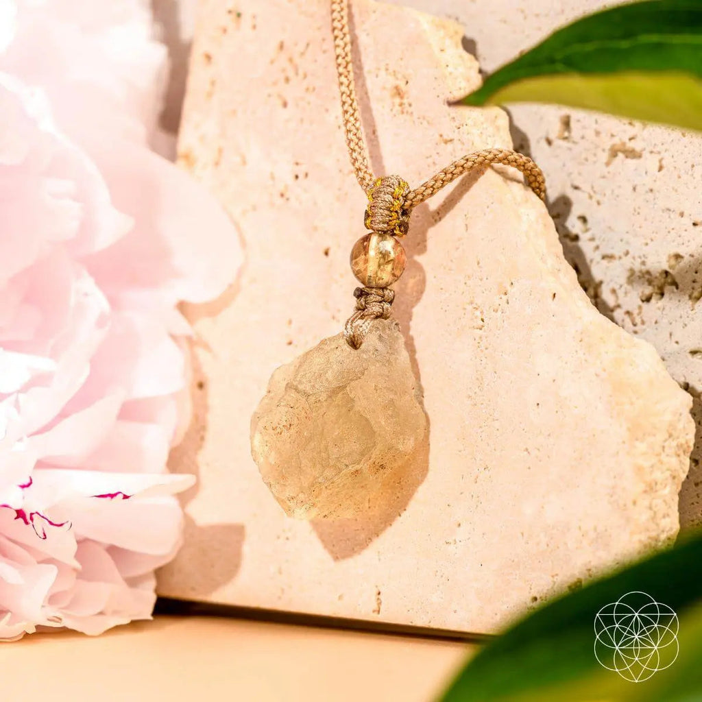 The Destiny Relic – Libyan Desert Glass Pendant Necklace