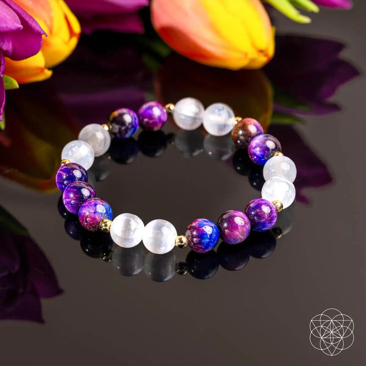 Cosmic Energy Amplifier - Galaxy Tigers Eye Bracelet