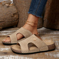 Open Toe Wedge Sandals