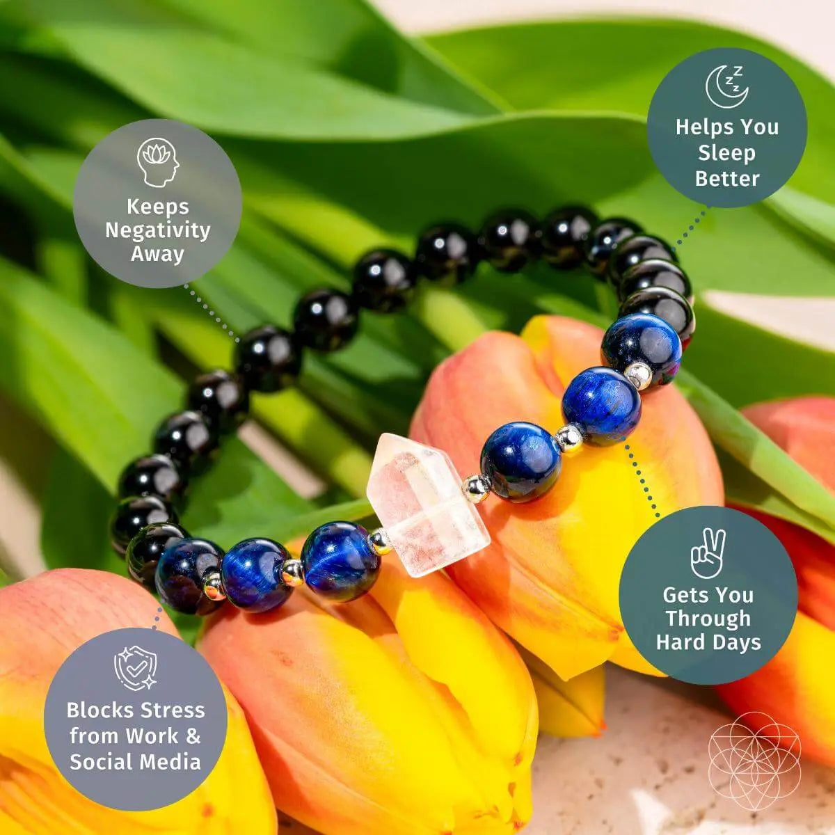 The Negativity Filter - Blue Tigers Eye Bracelet