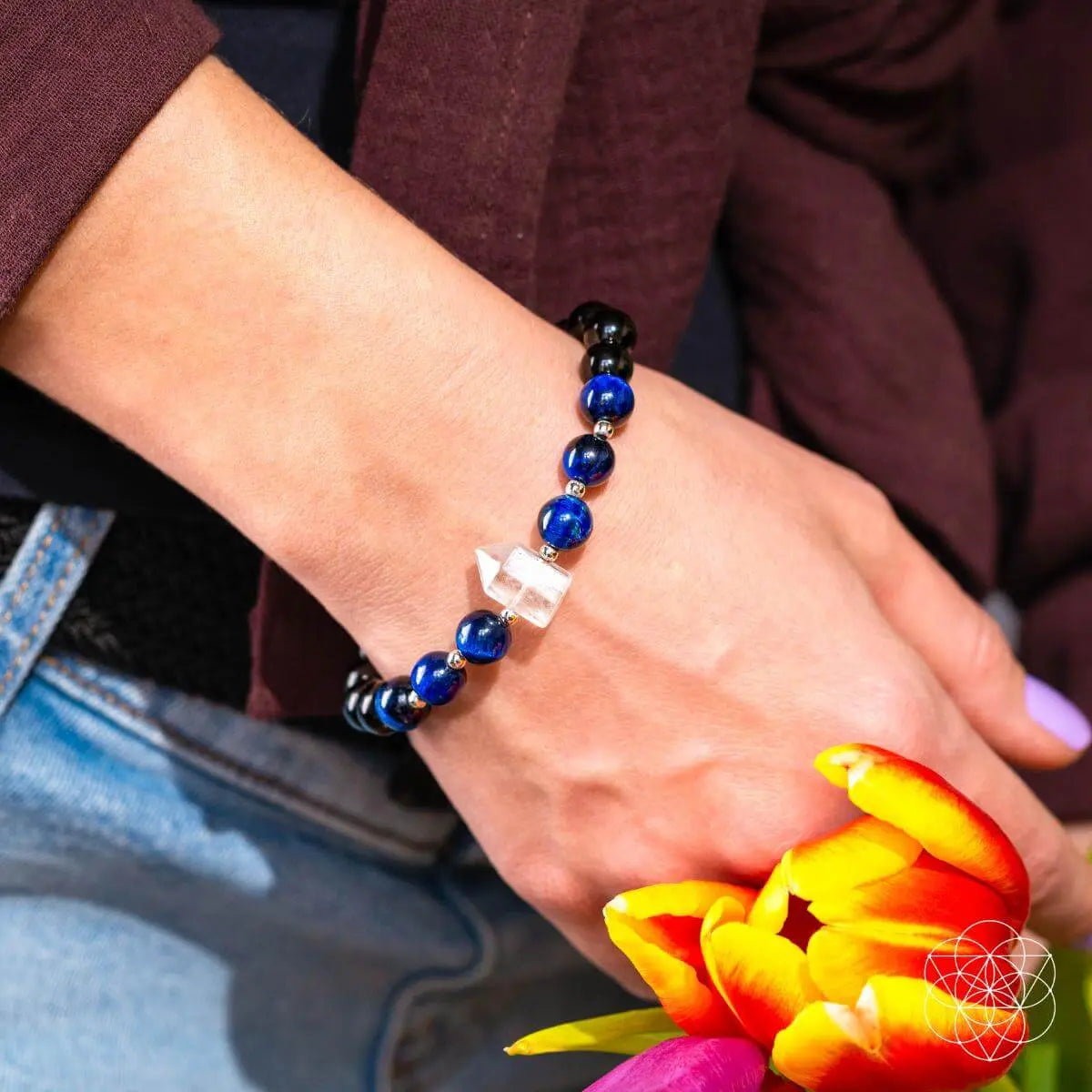 The Negativity Filter - Blue Tigers Eye Bracelet