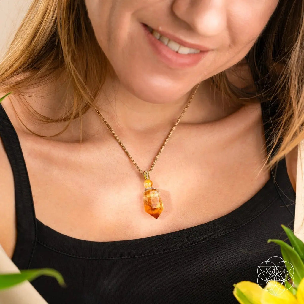 The Citrine aProsperity Pendant