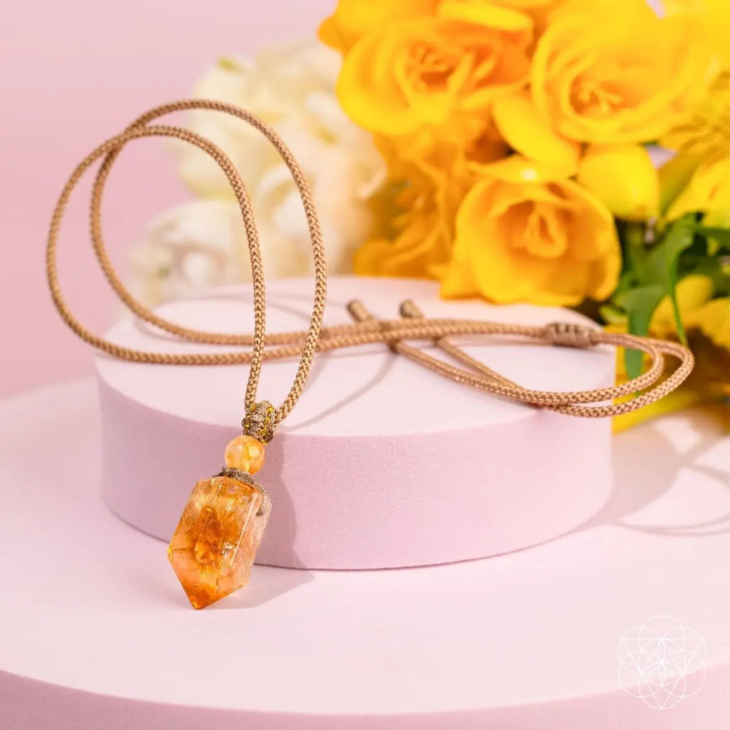 The Citrine aProsperity Pendant