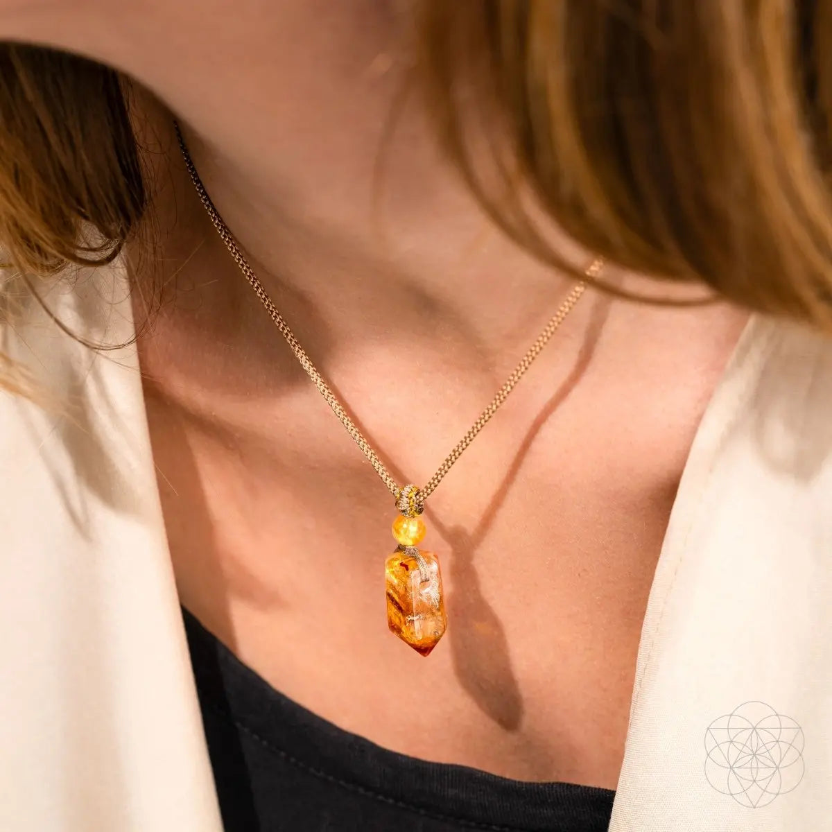 The Citrine aProsperity Pendant