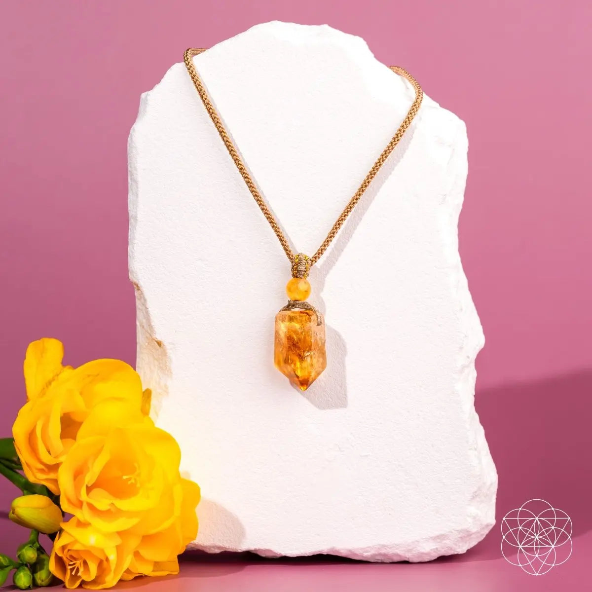 The Citrine aProsperity Pendant