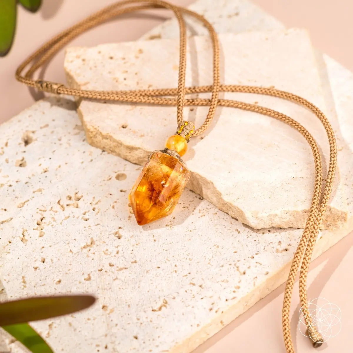 The Citrine aProsperity Pendant